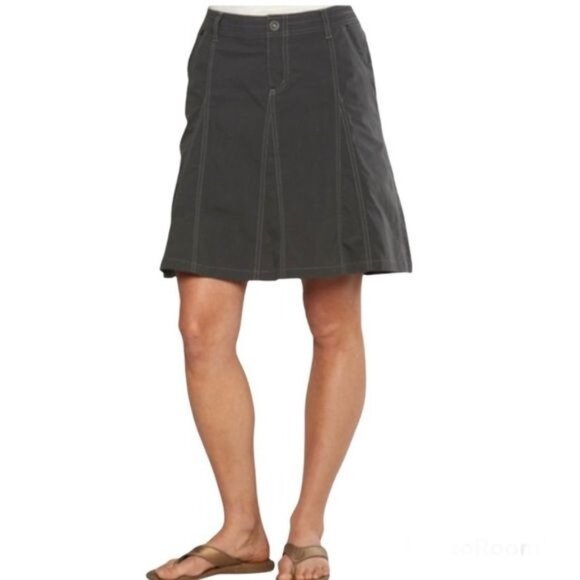 Kuhl Splash Women's Size 2 Gray Stretch A-Line Mini Skirt - Picture 1 of 10